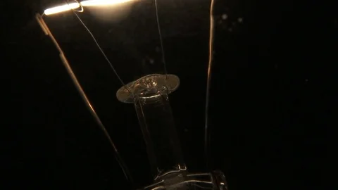 Pan shot of light bulb macro. Stock Footage 72607617