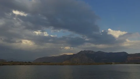 Pan Shot The Nature Stock Footage 125874291