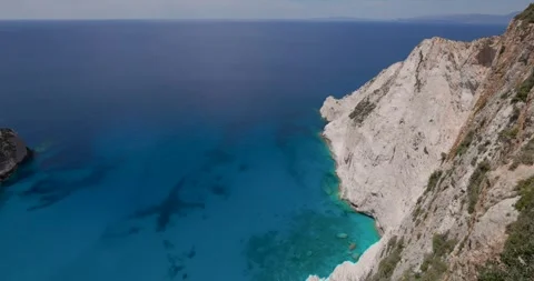 Pan shot Navagio beach Stock Footage 275594370