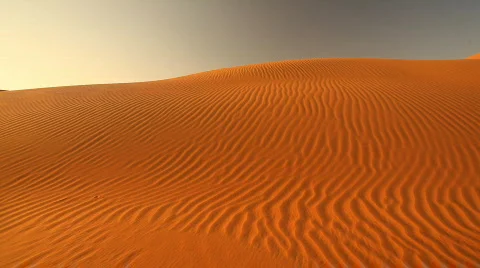 Pan shot over dunes Video stock 563645