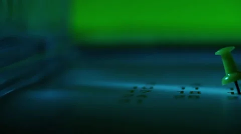 Pan shot of Push pin on a calendar 動画素材 49326451