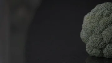 Pan Shot of a Roman Cabbage Video stock 85884642