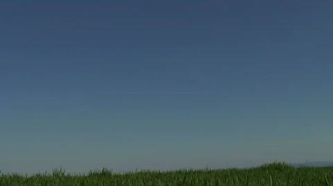 Pan shot to rotating wind-turbines Stock Footage