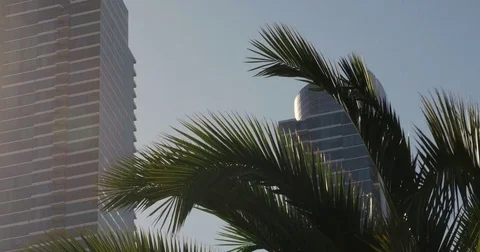 Pan from skycraper to skycraper in San Francisco Stock Footage 78315657