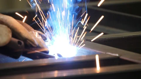 Pan up Sparks Stock Footage 87126012