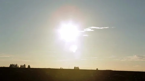 Pan to sunset Stock Footage 46272002