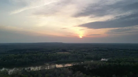 Pan at Sunset Stock Footage 270632284