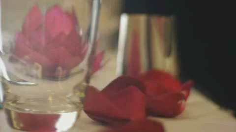 Pan of table setting Video stock 12586913