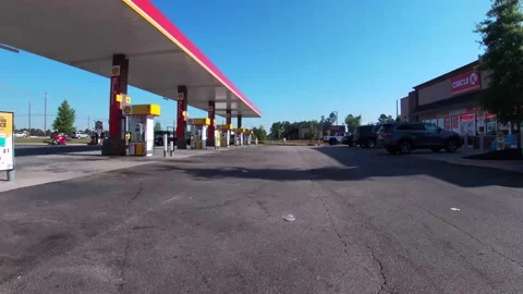 Pan Through A Circle K Gas Station And C Stock Video Pond5