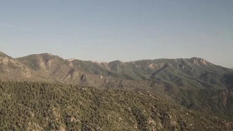 Pan through desert mountains Stock Footage 81755202