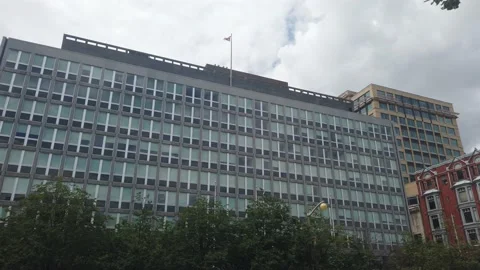 Pan tilt building Stock Footage 141938538