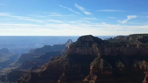 Pan timelapse view from a viewpoint, at Grand canyon north rim in Arizona, .. Stock Footage 71781189