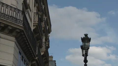 Pan to Tour Saint-Jacques Stock Footage 52897382