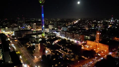 Pan up TV Tower Stock Footage 218330976