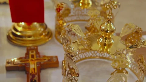 Pan View in Church Stock Footage 71305610
