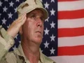 Pan View Navy Troops Sergeant Salute Usa Flag Military Concept Proud Portrait 4k or 4k+ Resolution