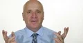 Pan View Voluble Businessman Giving Press Interview Explain Financial Targets 4k or 4k+ Resolution