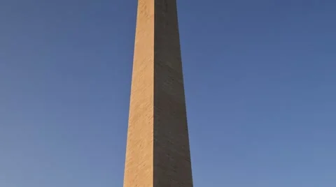 Pan of the Washington DC Monument - Time Lapse Stock Footage 8552529