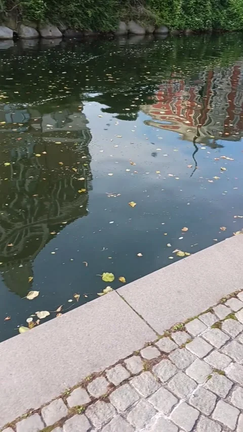 Pan of Water in Malmo Stock Footage 285341156
