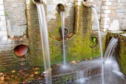 Panagia waterfall Stock Photos