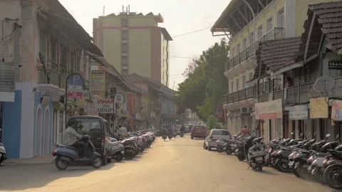 Panaji streets Video stock 76010335