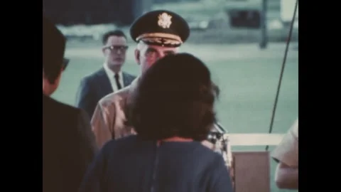 PANAMA - 1968: the address seen from the press group 動画素材 341329736