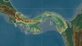 Panama and neighborhood. Relief 4k or 4k+ Resolution