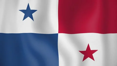 Panama animated flag. Seamless loop. 4K Stock Footage 145451730