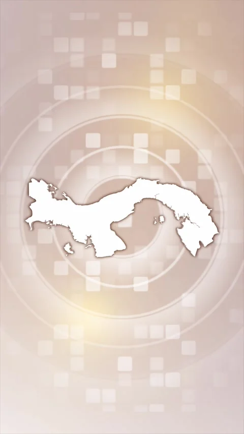 Panama Animated Map 스톡 동영상 275900905
