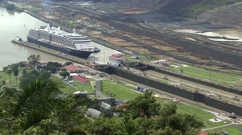 Panama Canal Pacific Side Video stock 67707537