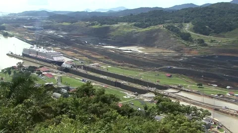 Panama Canal Time-lapse Stock Footage 52445936