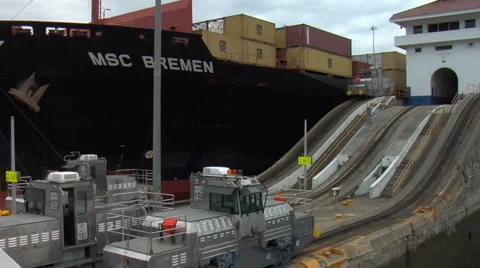 Panama Canal Timelapse Stock-Footage 891516