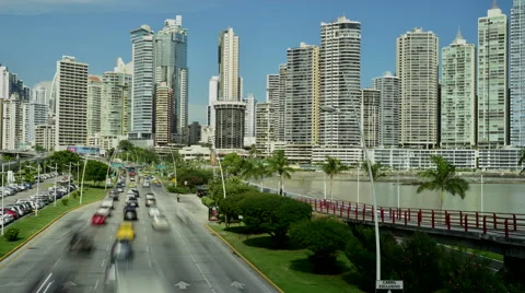 Panama cityscape Stock Footage 50650755