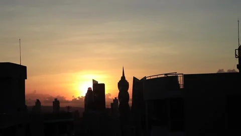 Panamá con vistas al edifico tornillo panoramica Vidéo 130547665
