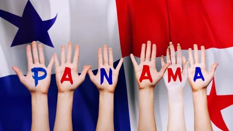 Panama Country Flag Stock Footage 161755840