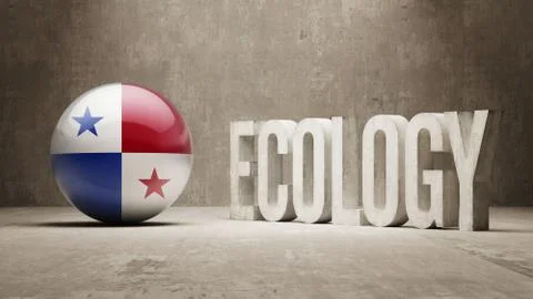 Panama. Ecology  Concept. Stock Illustration