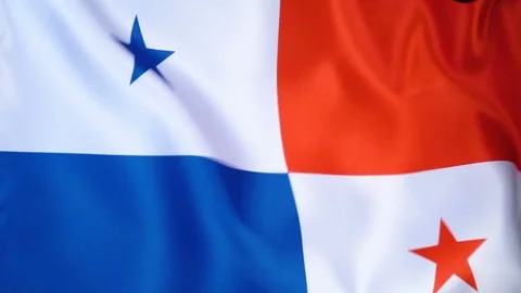 Panama Flag Flapping Stock Footage 118970206