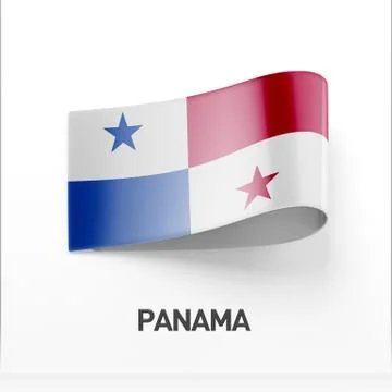 Panama Flag Icon Stock Illustration