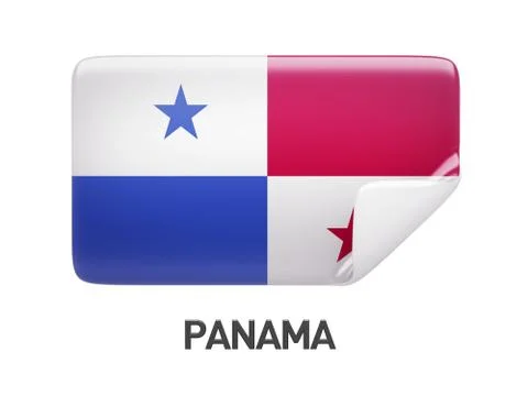 Panama Flag Icon Stock Illustration