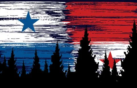 Panama flag with splashes brush stroke  textured isolated  on white backgroun Stock Illustration