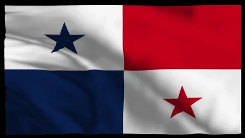 Panama Flag Wavy Animation 库存影片 304200931