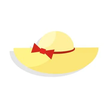Panama hat. Icon on isolated background Stock Illustration