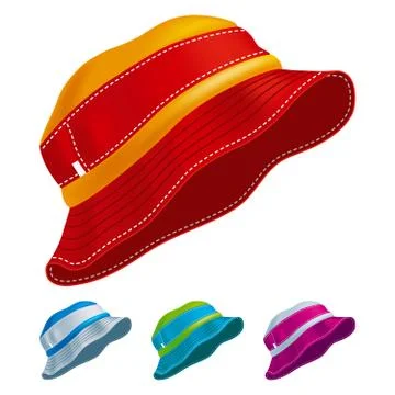 Panama hat Stock Illustration