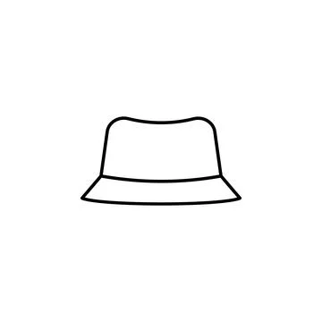 Panama icon. Element of clothes icon for mobile concept and web apps. Thin line Ilustración de archivo