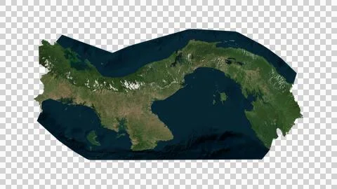 Panama Map Stock Illustration