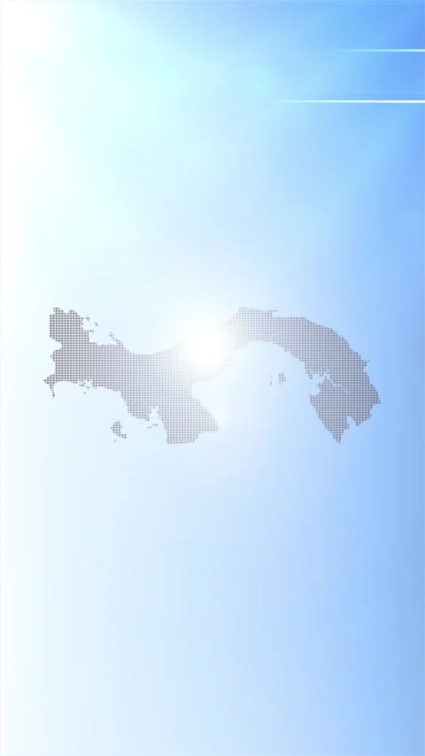 Panama Map Opener Stock Footage 276973322