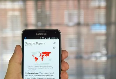 The Panama Papers Stock Photos