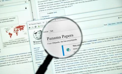 The Panama Papers Stock Photos