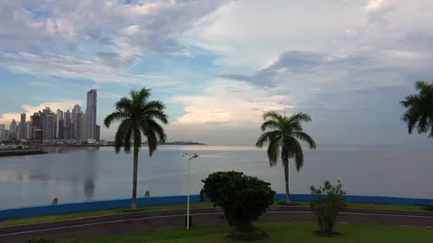 Panama sign - Cinta Costera Video stock 243689098