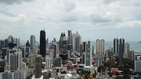 Panama Skyline 1 Stock Footage 105204432